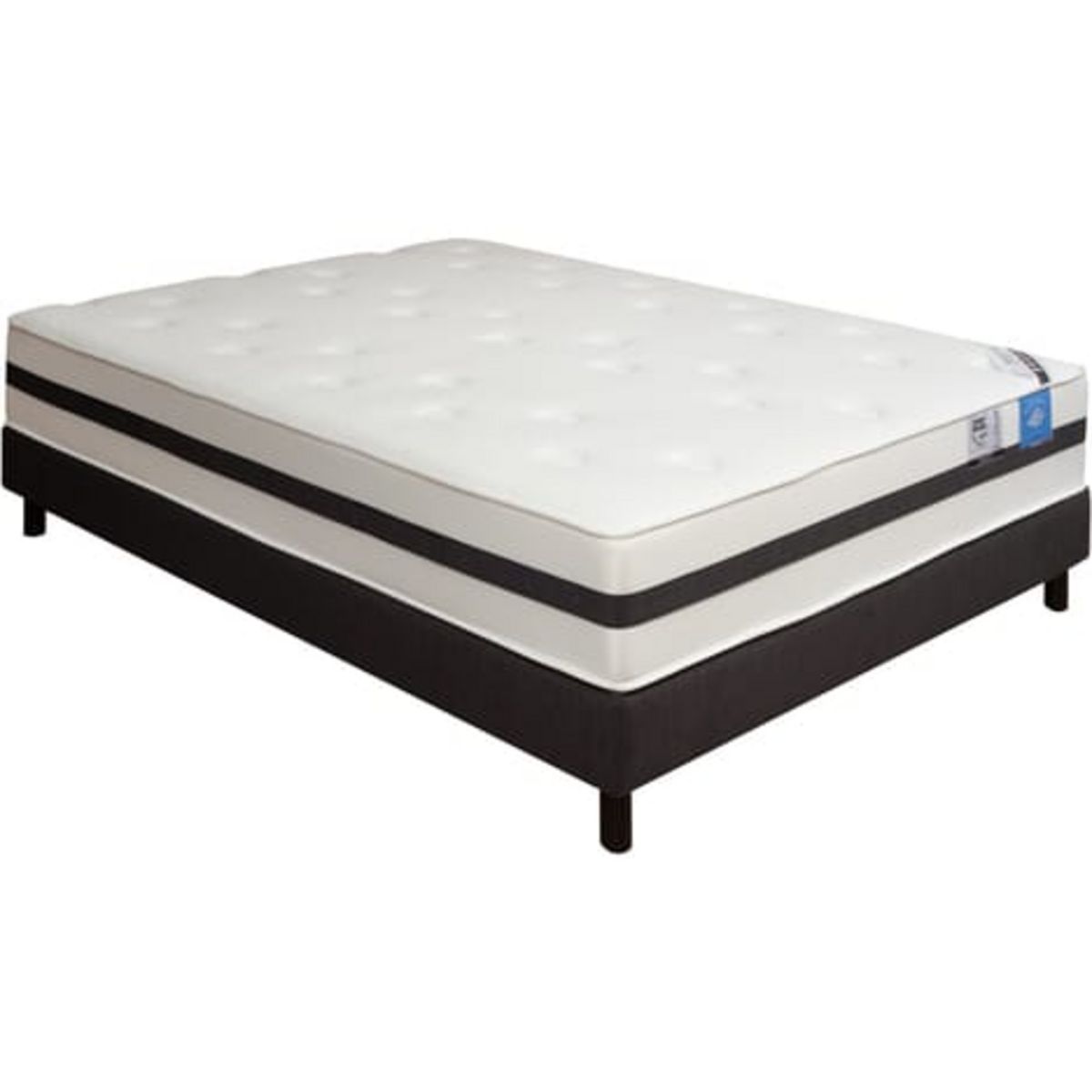 Ensemble matelas mousse + Sommier  ANDALOU 160x200 cm 