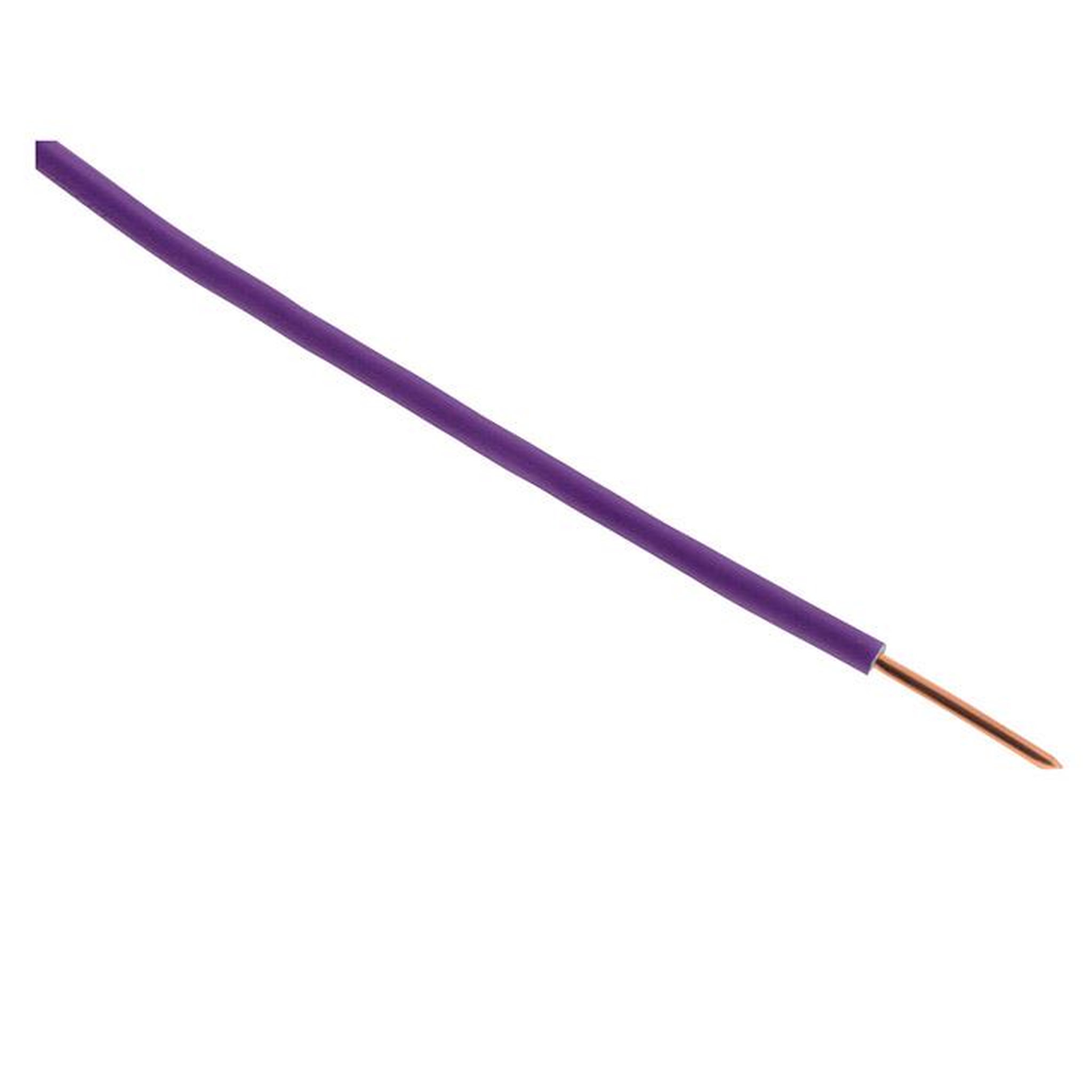 Voir la diapositive 2 : ZENITECH Câble électrique ho7v-u 1,5 mm2 violet 10 m