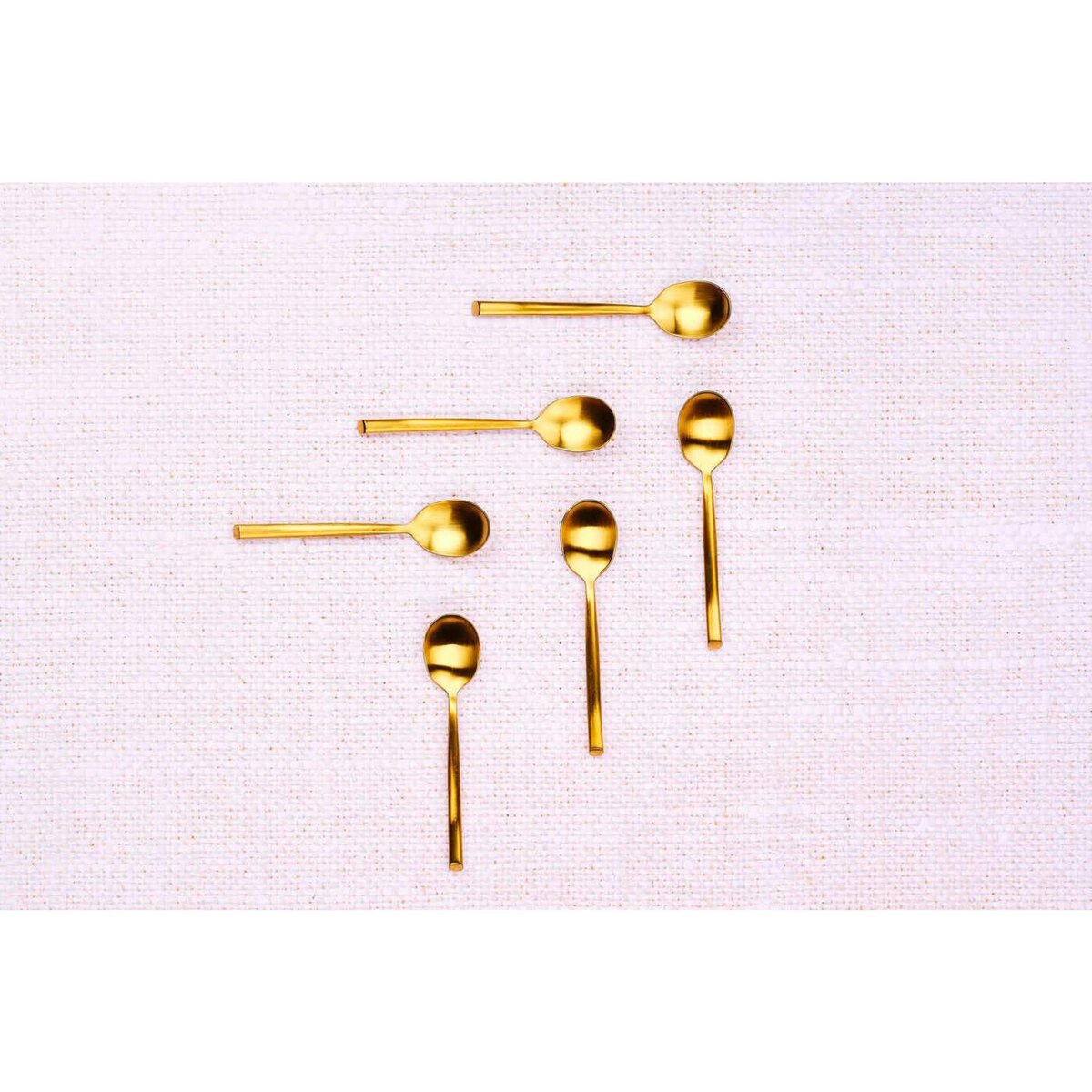 BJORN Coffret 6 petites cuillères KNUT - Gold