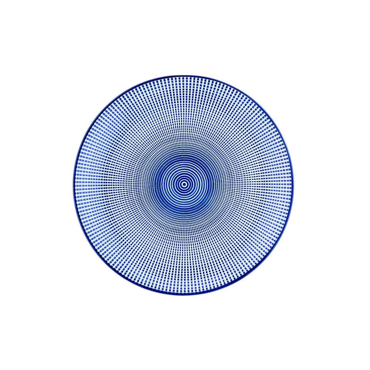 BJORN Assiette PATTERN Ø26cm - 6 pièces - Dark blue