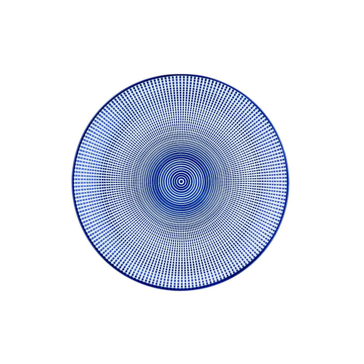 BJORN Assiette PATTERN Ø26cm - 6 pièces - Dark blue