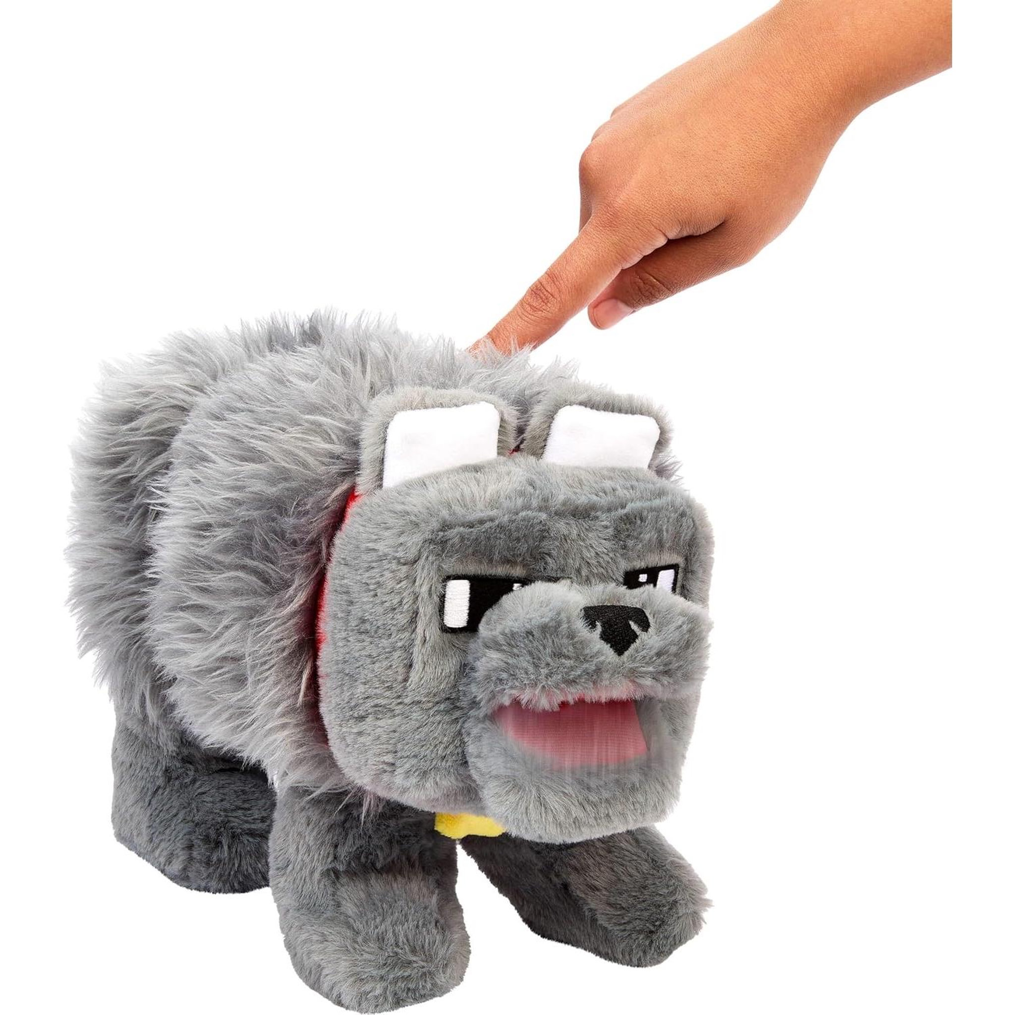 Voir la diapositive 5 : MATTEL Peluche Mattel Dennis le loup multicolore interactive