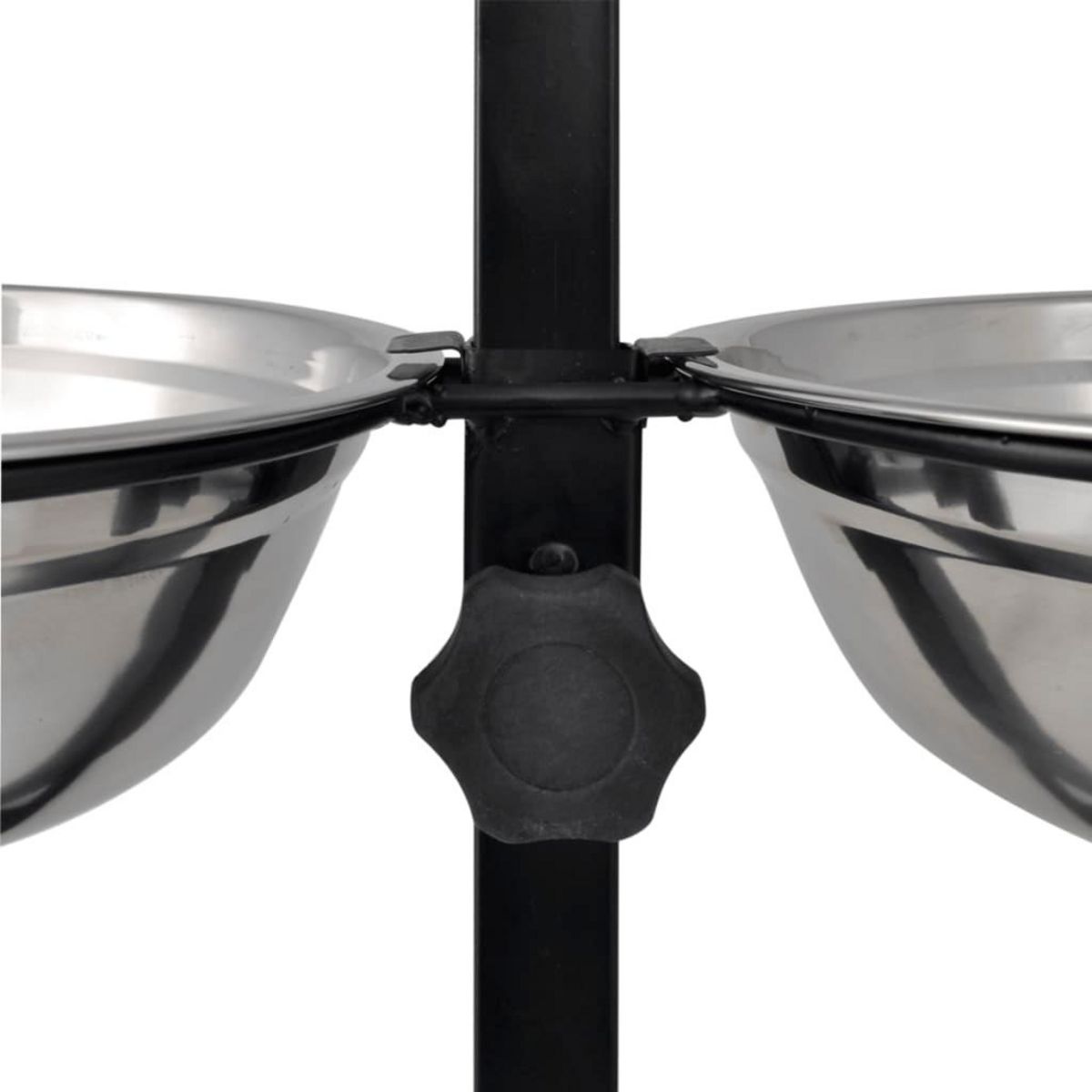 VIDAXL Support reglable avec 2 bols de 41 L pour chien