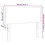 Voir la diapositive 6 : VIDAXL Tete de lit Creme 90x5x78/88 cm Tissu