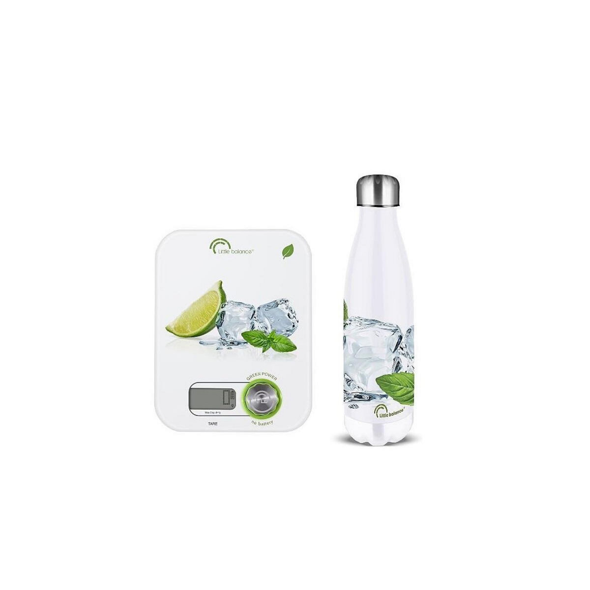 LITTLE BALANCE Balance de cuisine électronique 5kg/1g + bouteille isotherme - 8530-littlebalance