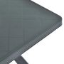 Voir la diapositive 4 : VIDAXL Table de bistro Vert 70x70x72 cm Plastique
