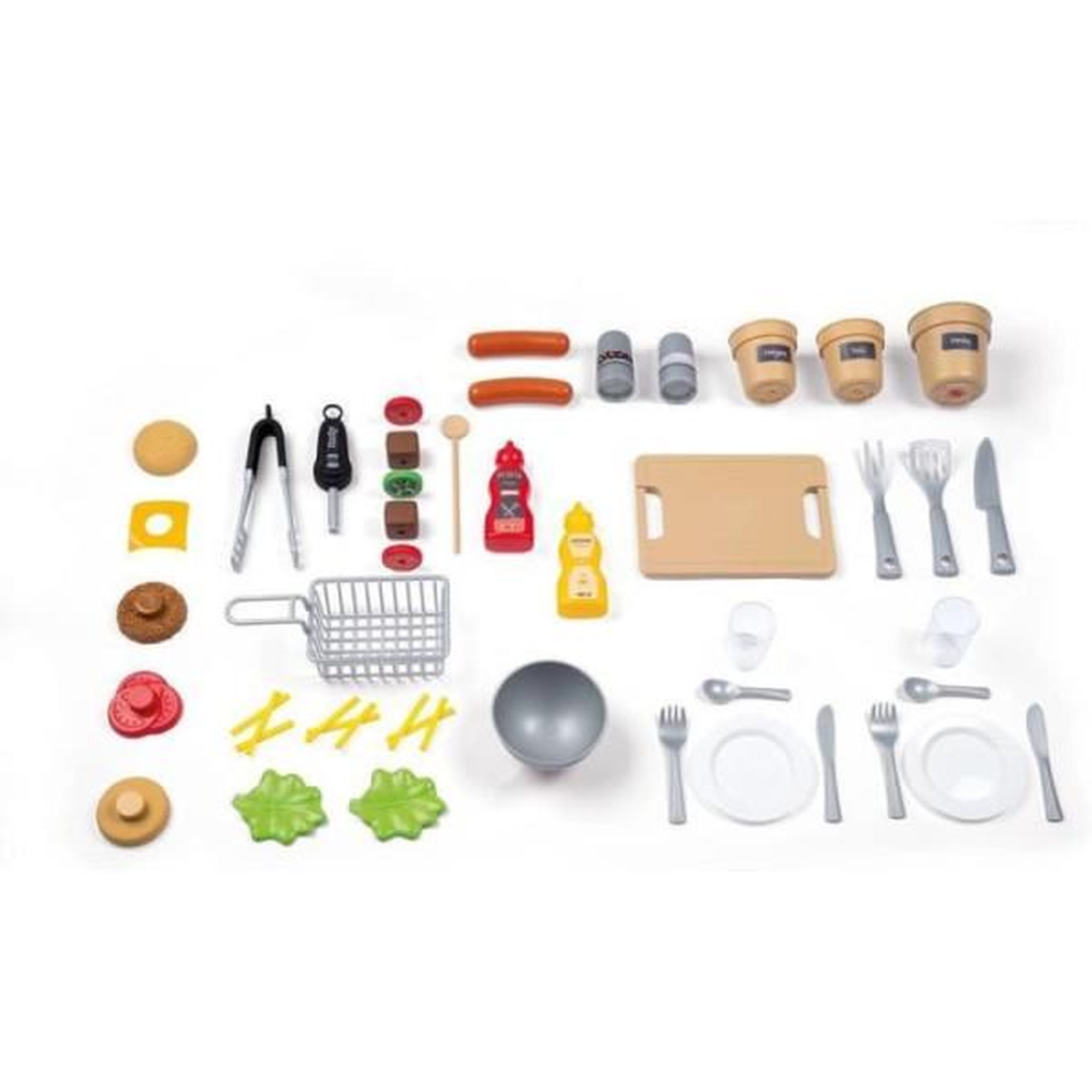 Voir la diapositive 3 : SMOBY Cuisine d'extérieur évolutive smoby - grill et plancha - 40 accessoires