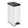 Voir la diapositive 1 : CURVER Poubelle Slim - SLIM BIN - CURVER - 40L - Gain de place - 40 x 25 x 61 cm - Gris métallisé