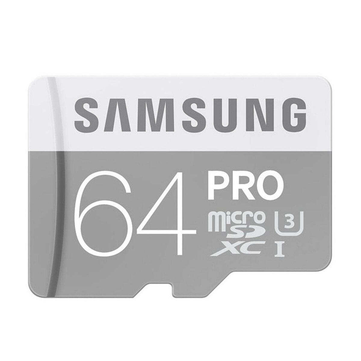 SAMSUNG Micro SDHC 64 Go Pro + Adaptateur - Carte mémoire