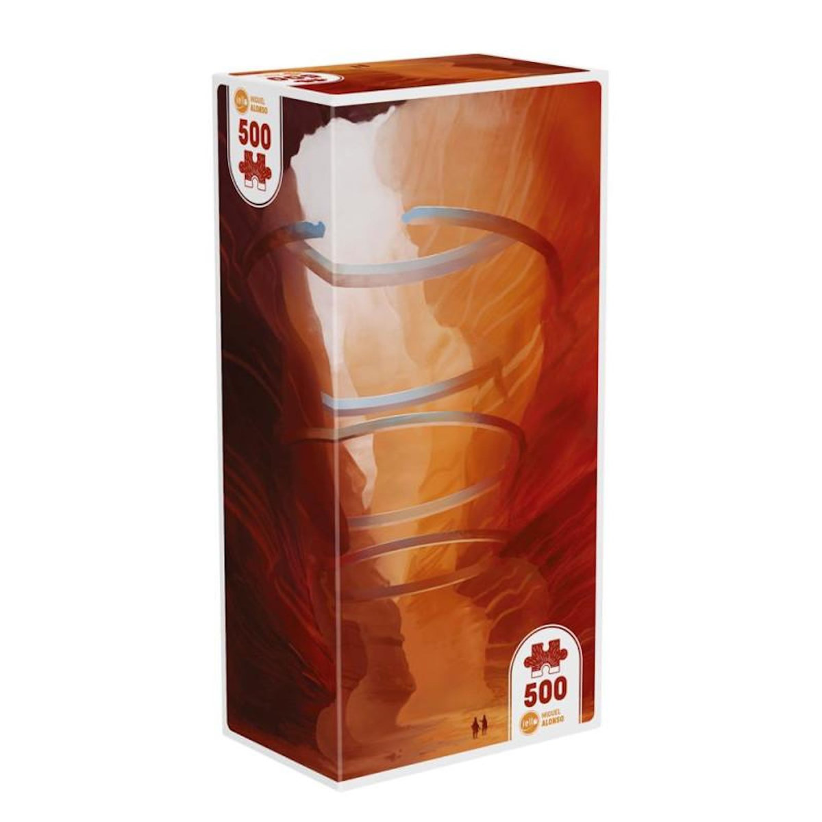 Iello Puzzle 500 pièces – Universe Desert Rings – Univers science-fiction et désert spatial – Illustration futuriste – Adulte – Iello