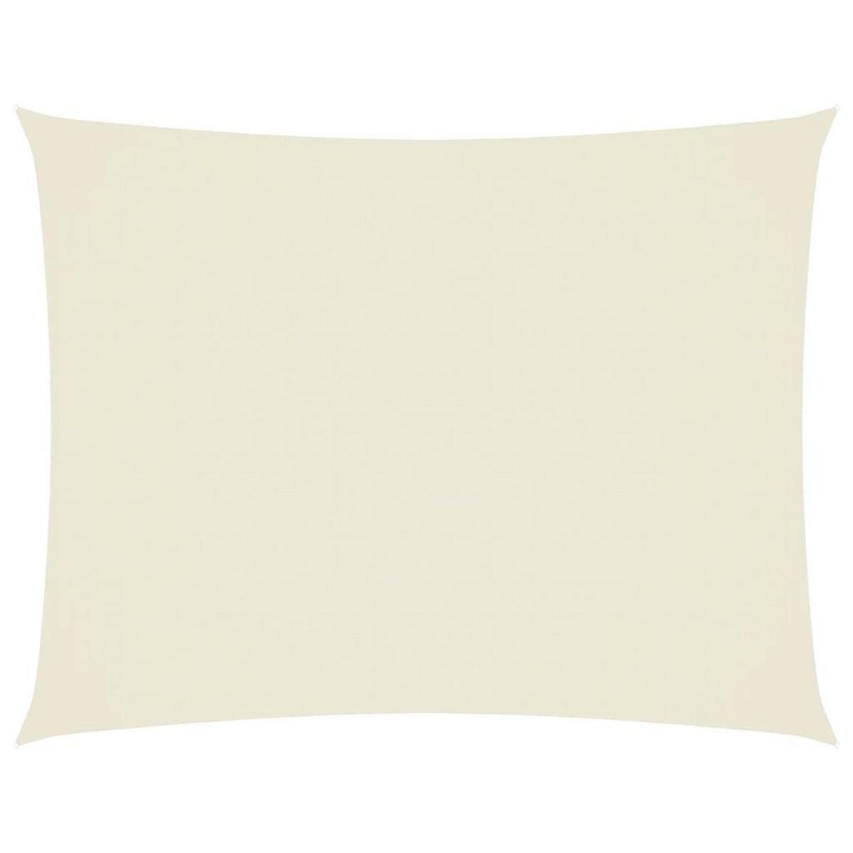 VIDAXL Voile de parasol tissu oxford rectangulaire 2x3 m creme