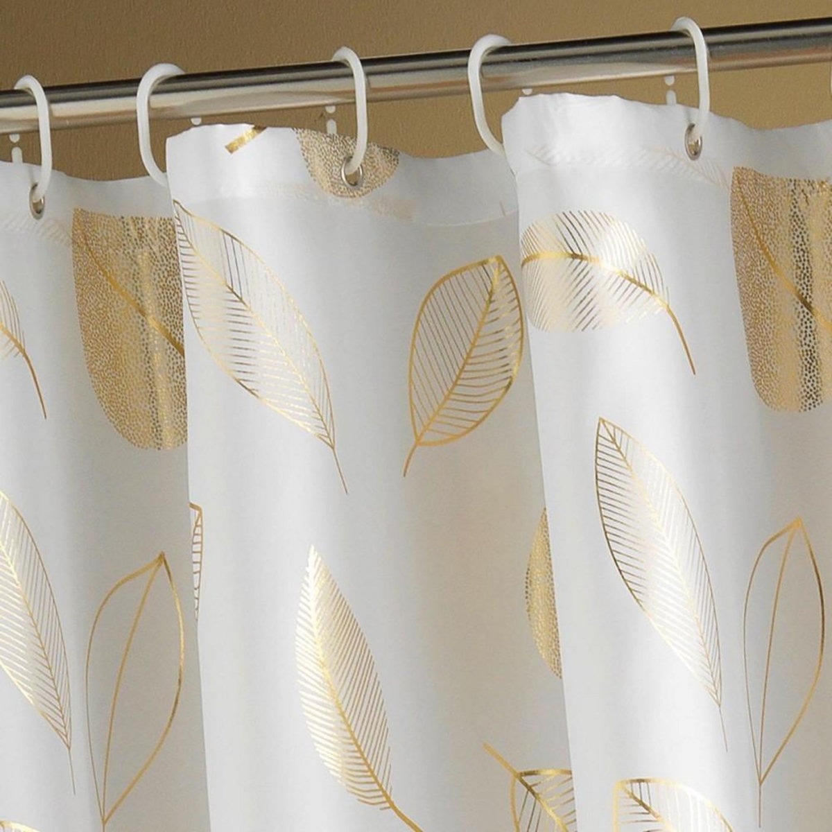 Douceur d'Intérieur Rideau de douche 180x200 JOYA avec 12 anneaux