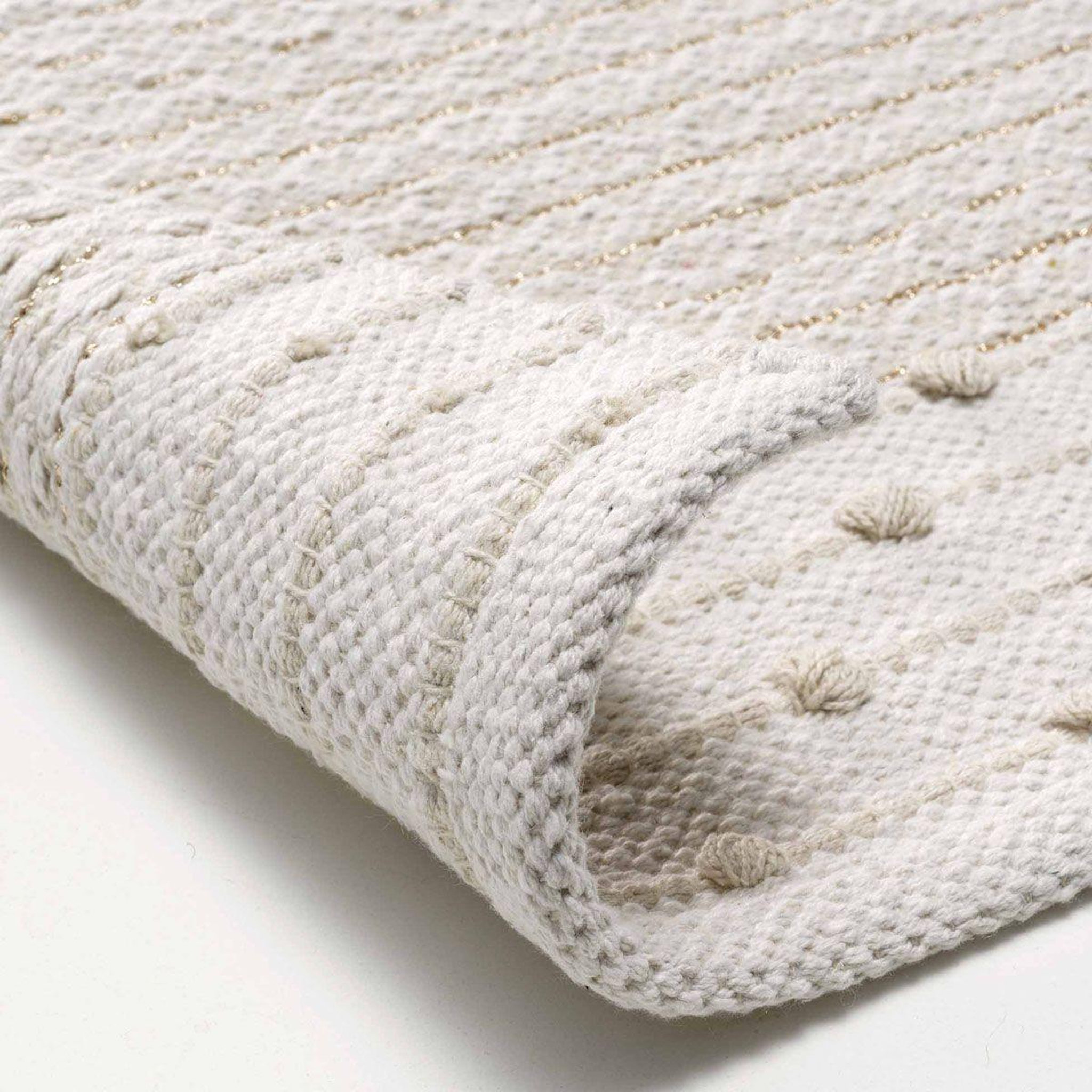 Voir la diapositive 3 : Douceur d'Intérieur Tapis déco fantaisie  artemis  60x90cm naturel