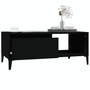 Voir la diapositive 4 : VIDAXL Table basse Noir 90x50x36,5 cm Bois d'ingenierie