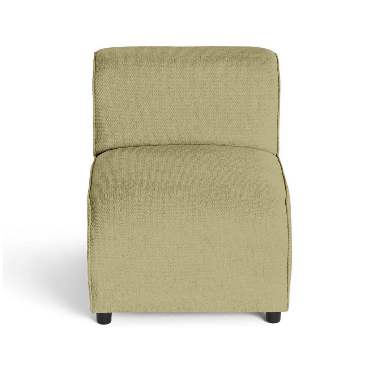 LISA DESIGN Suaro - module d'assise sans accoudoirs en tissu texturé