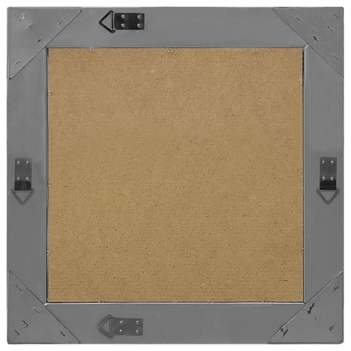 VIDAXL Miroir mural style baroque 50x50 cm noir