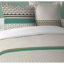 Voir la diapositive 2 : Home collection Parure housse de couette coton 57fils-loxa