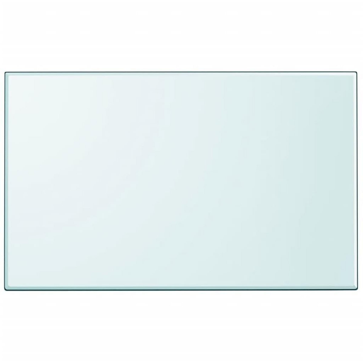 VIDAXL Dessus de table rectangulaire en verre trempe 1000 x 620 mm