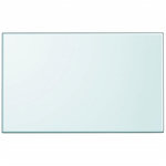 VIDAXL Dessus de table rectangulaire en verre trempe 1000 x 620 mm