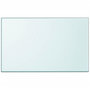 Voir la diapositive 1 : VIDAXL Dessus de table rectangulaire en verre trempe 1000 x 620 mm