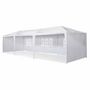 Voir la diapositive 3 : SWEEEK Tente de réception 3x9m. 27 m² - Massilia -  Blanc - à utiliser comme pavillon. tente de jardin. chapiteau ou tonnelle.