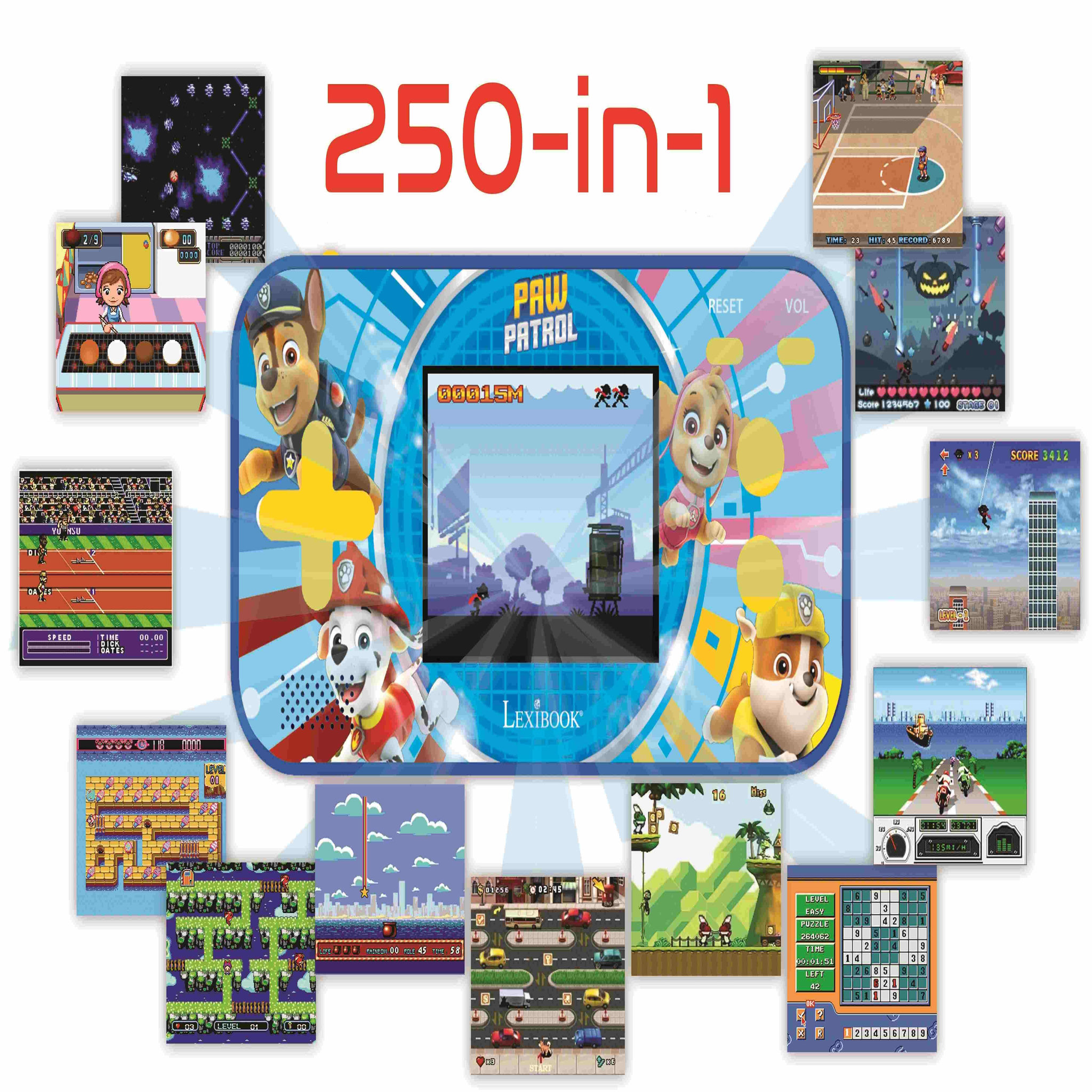 Voir la diapositive 4 : Lexibook Console de jeux portable couleur Pat Patrouille Cyber Arcade Pocket