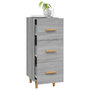 Voir la diapositive 4 : VIDAXL Buffet Sonoma gris 34,5x34x90 cm Bois d'ingenierie