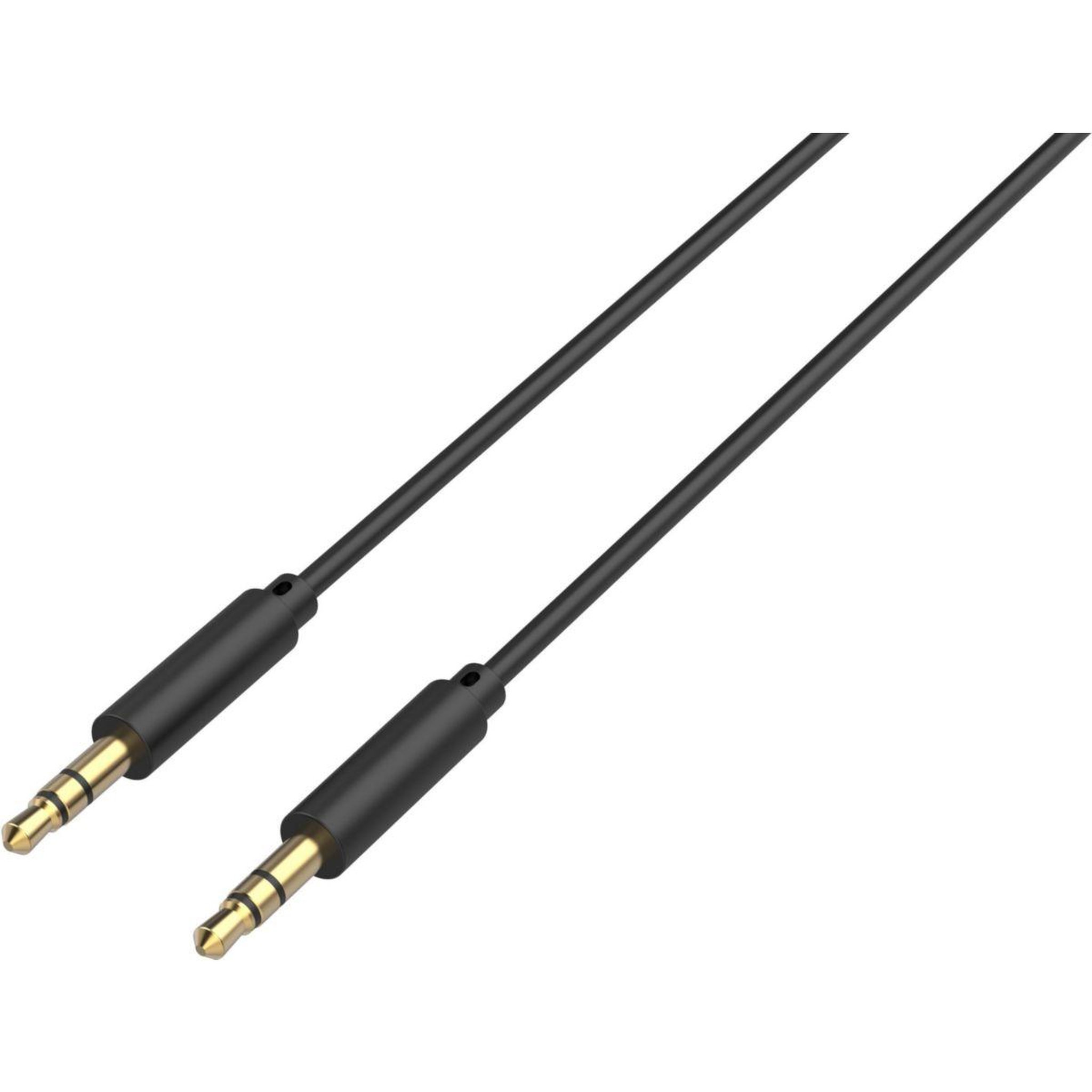 Voir la diapositive 2 : ESSENTIEL B Câble Jack 1M 3.5/3.5 Noir