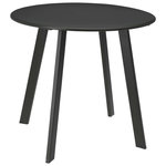 ProGarden ProGarden Table d'appoint 50x45 cm gris fonce mat