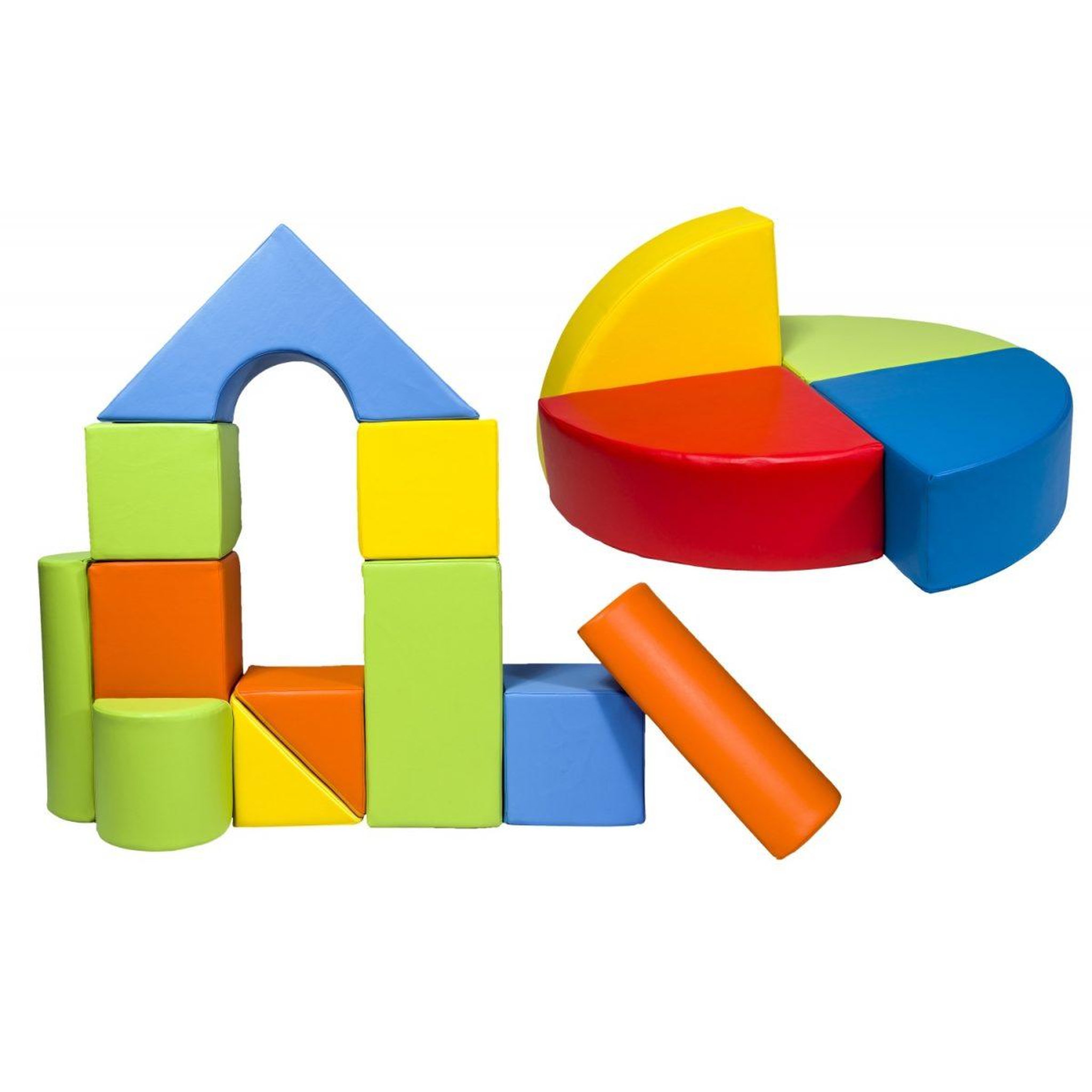 VELINDA Set de 15 blocs en mousse pour le jeu mix 3
