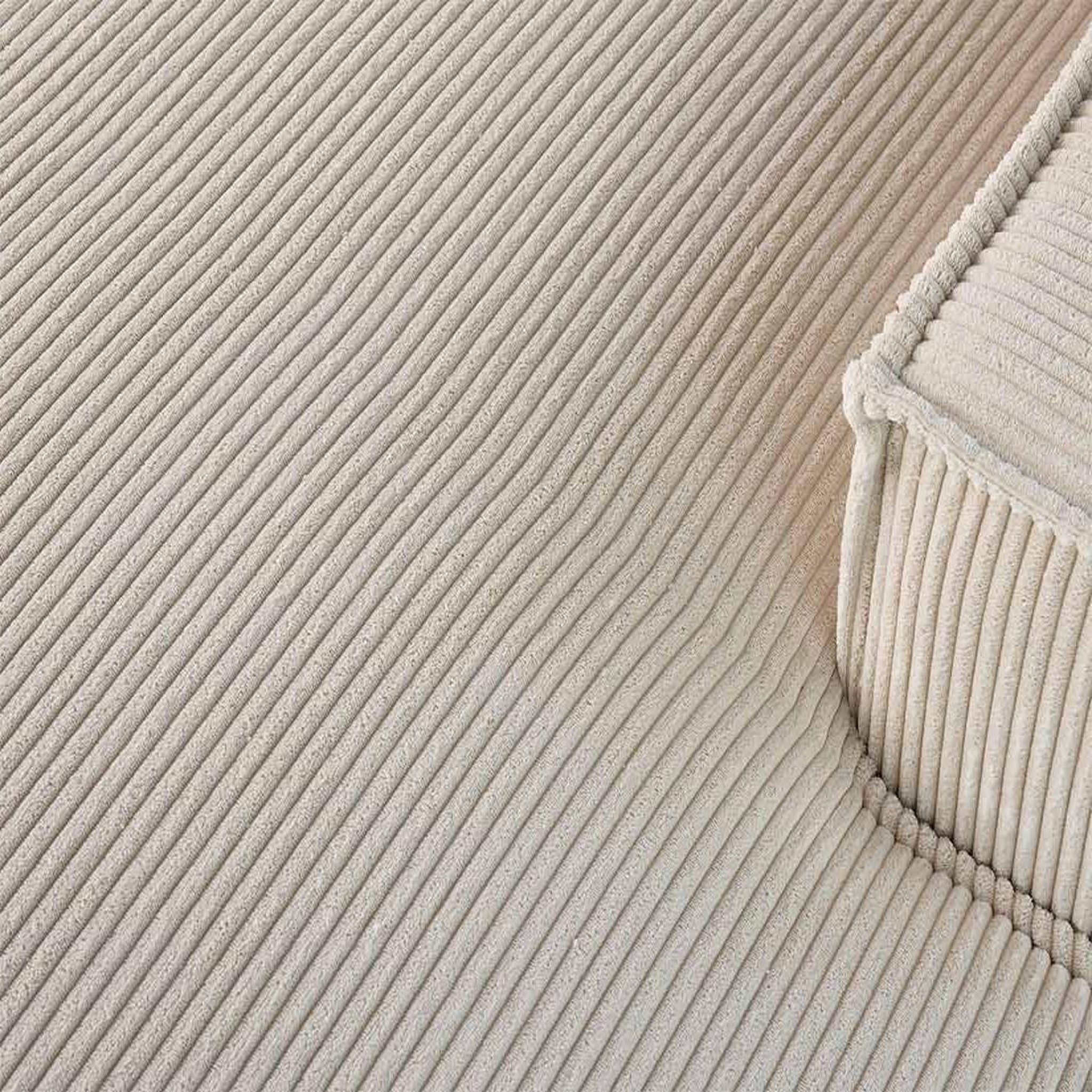 Voir la diapositive 6 : LISA DESIGN Spiaggia - canapé d'angle droit - 5 places - en velours côtelé