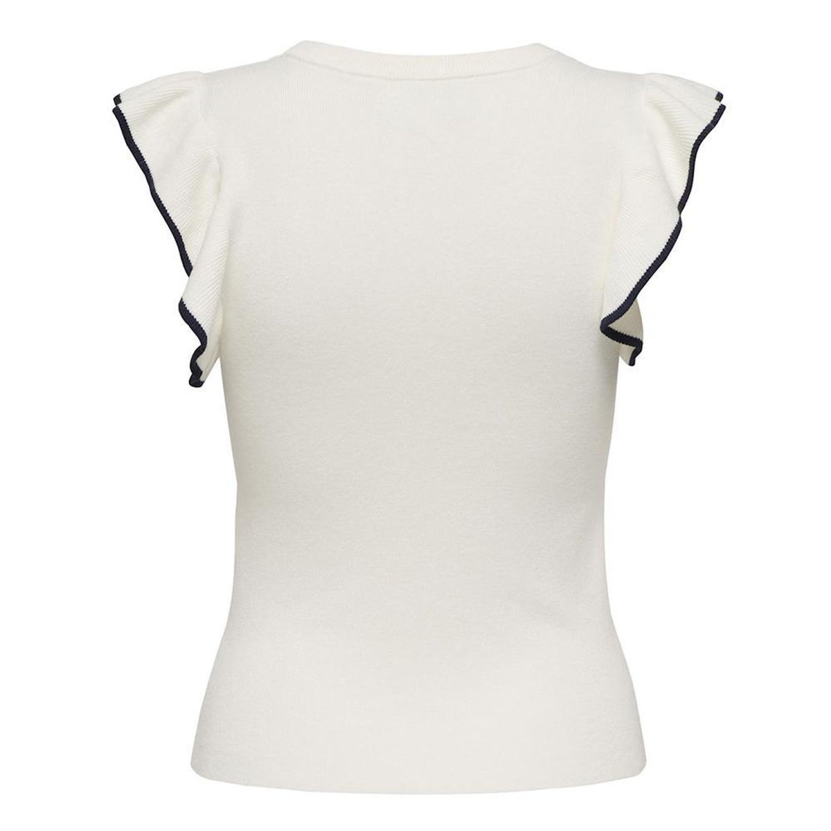 JACQUELINE DE YONG T-Shirt Blanc/Noir Femme JDY Adele