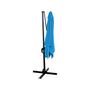 Voir la diapositive 3 : Habitat et Jardin Parasol jardin déporté  Soleil  - Carré - 2.5 x 2.5 m - Bleu + Dalles à lester incluses