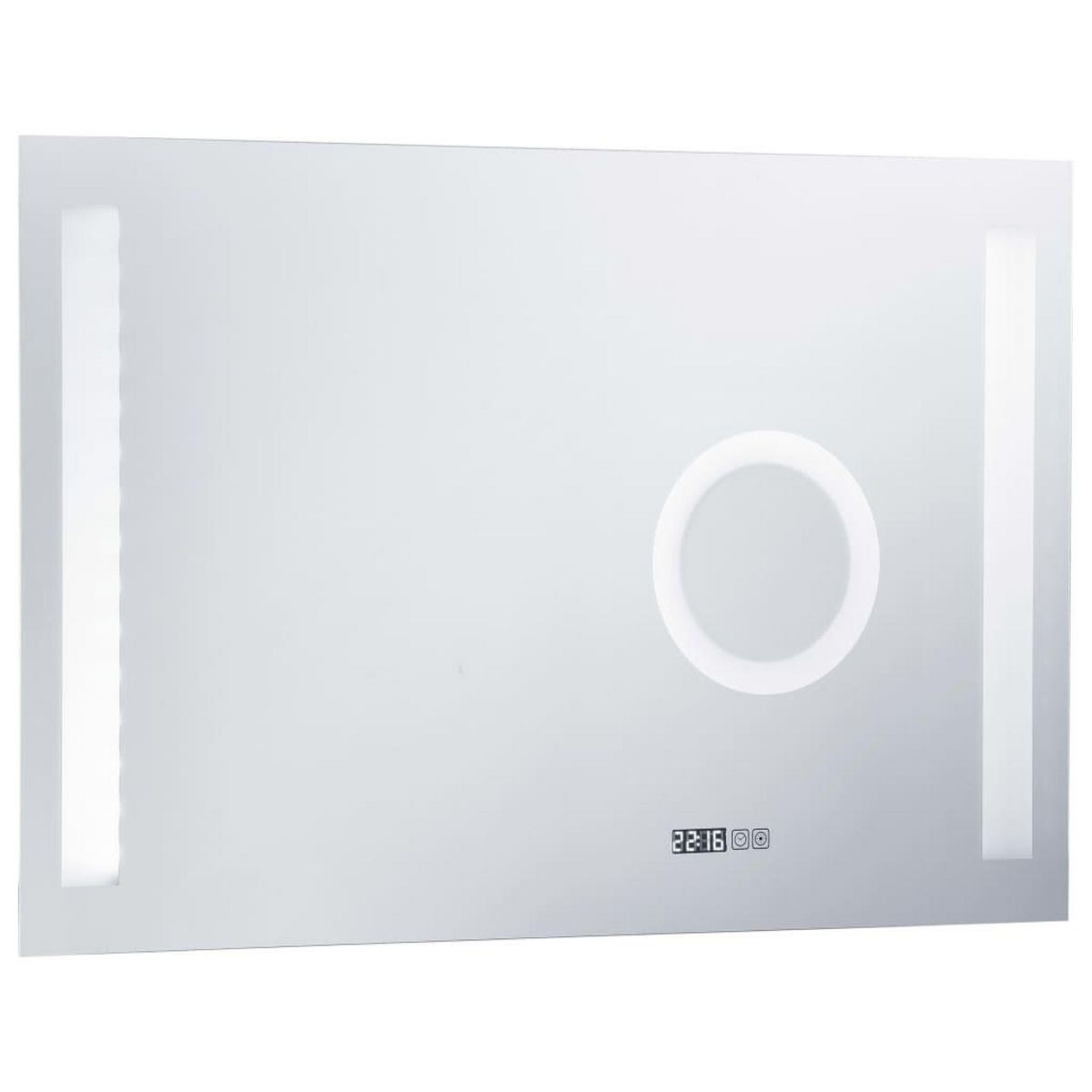 VIDAXL Miroir mural a LED de salle de bain et capteur tactile 100x60cm