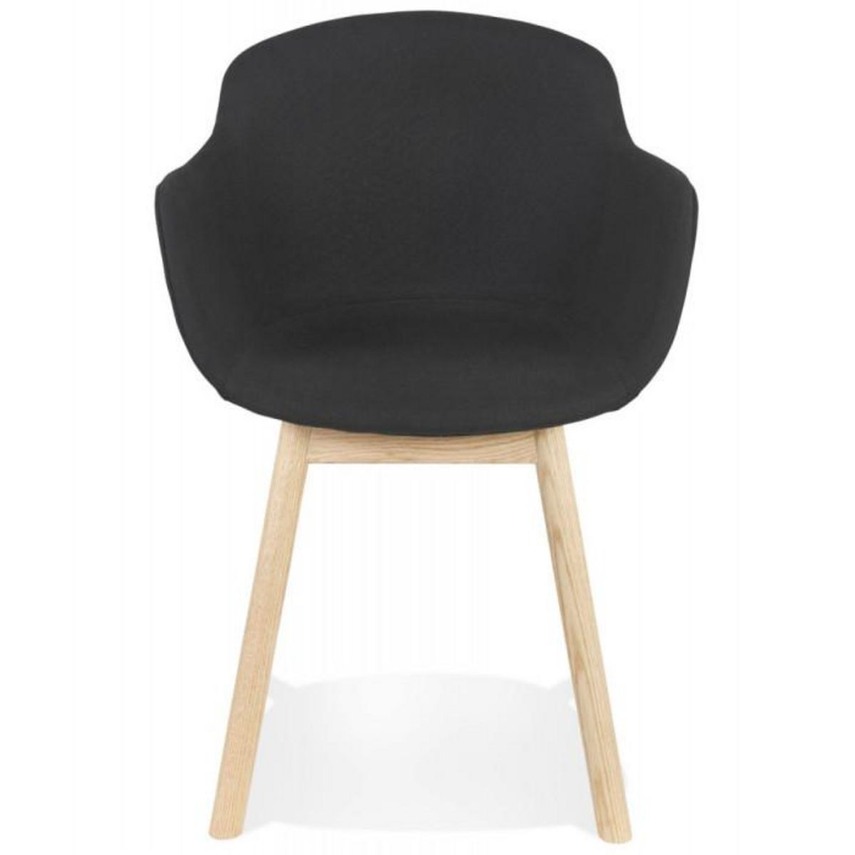 Paris Prix Chaise Design en Tissu  Angie  80cm Noir