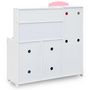 Voir la diapositive 4 : VIDAXL Cuisine en jouet pour enfants MDF 80x30x85 cm Multicolore