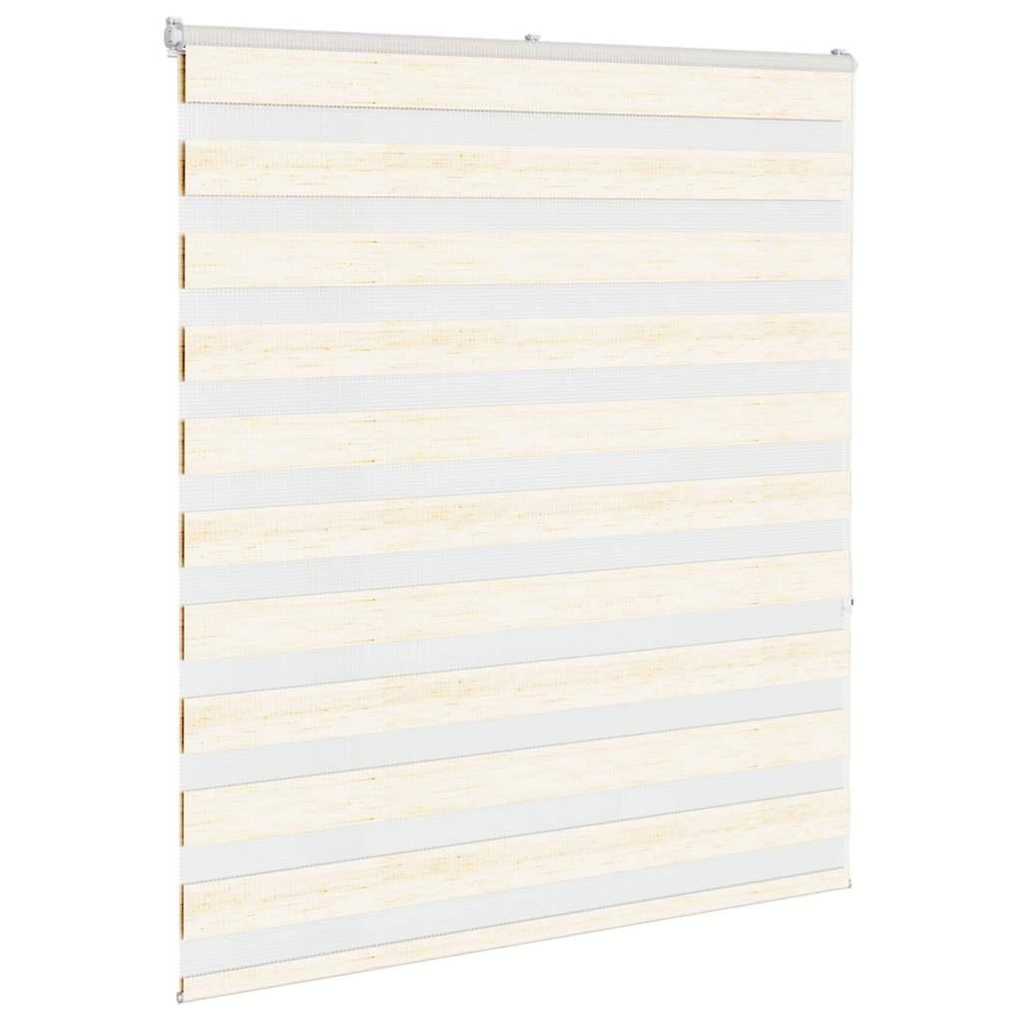 Voir la diapositive 3 : VIDAXL Store zebre beige marbre largeur du tissu 115,9 cm polyester