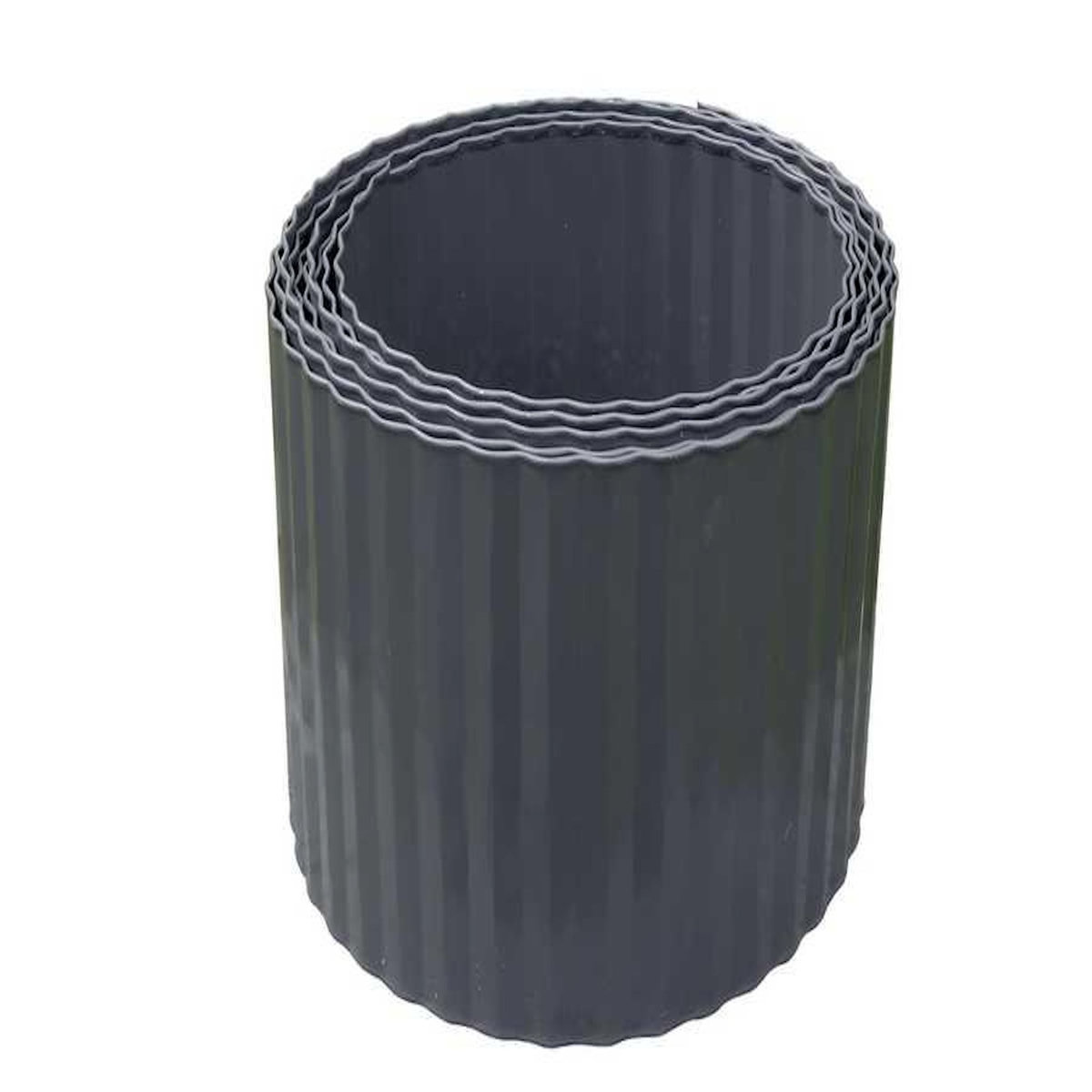 Nortene Bordure acier STEELY BORDURA - Gris - 0,14 x 6 m