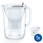 BRITA BRITA Carafe filtrante Style grise (2,4L) inclus 1 cartouche filtrante MAXTRA PRO All-in-1 