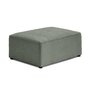 Voir la diapositive 3 : BEST MOBILIER Topaze - pouf - en tissu velours relief