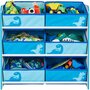 MOOSE TOYS Dinosaures - Meuble de rangement pour chambre d'enfant avec 6 bacs