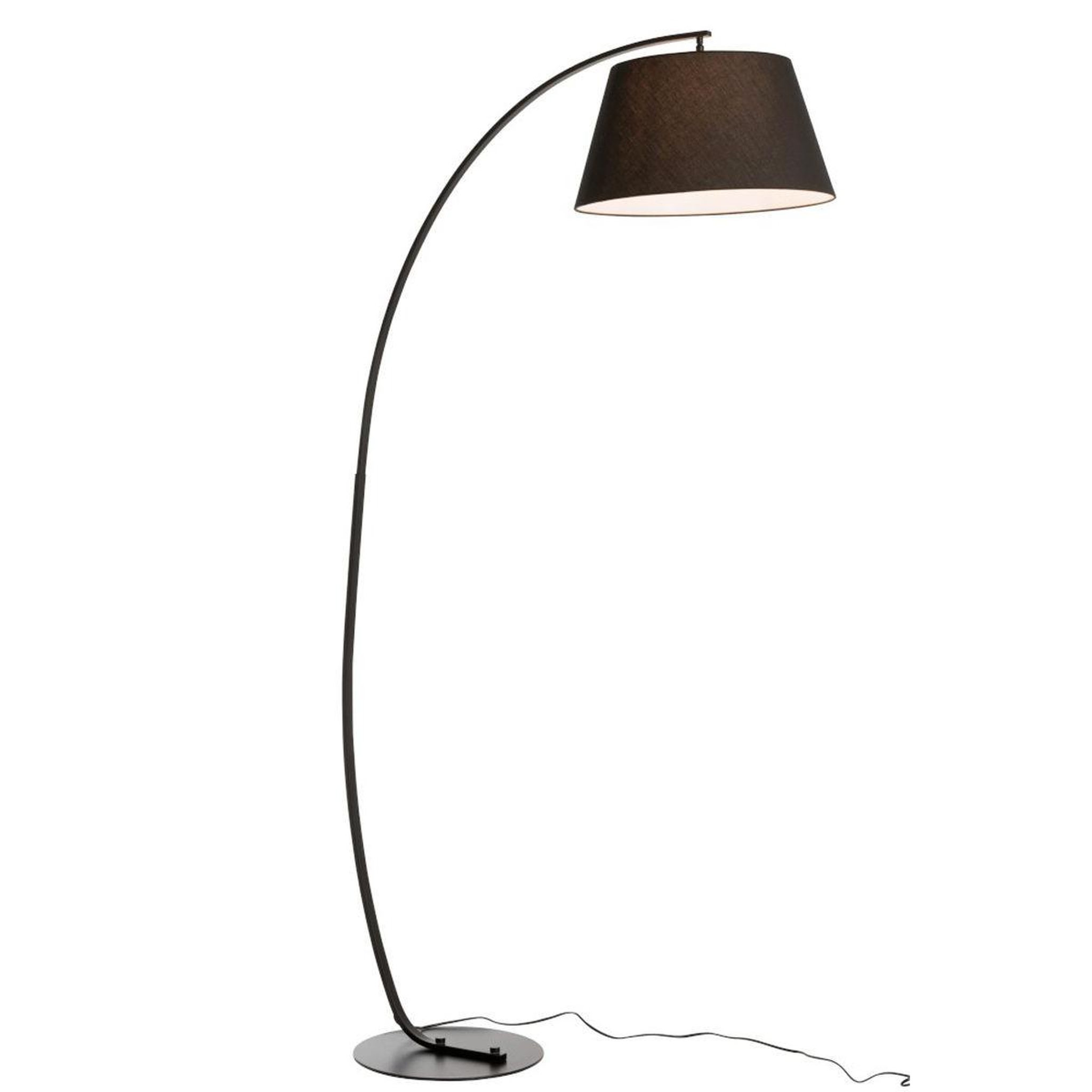 Voir la diapositive 2 : J-LINE Lampadaire design en métal  grung  188cm noir