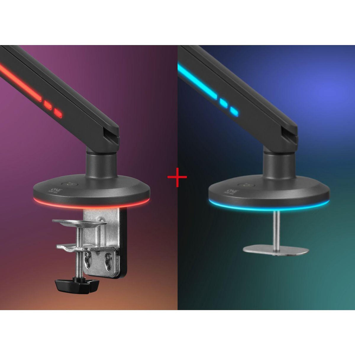 One For All Support écran PC écran 21/45'' noir RGB inclinable