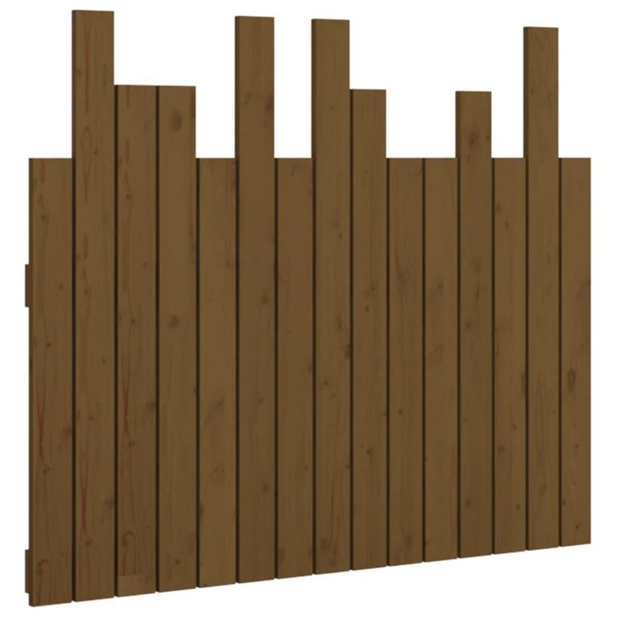 VIDAXL Tete de lit murale Marron miel 95,5x3x80 cm Bois massif de pin