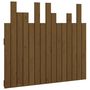 Voir la diapositive 2 : VIDAXL Tete de lit murale Marron miel 95,5x3x80 cm Bois massif de pin