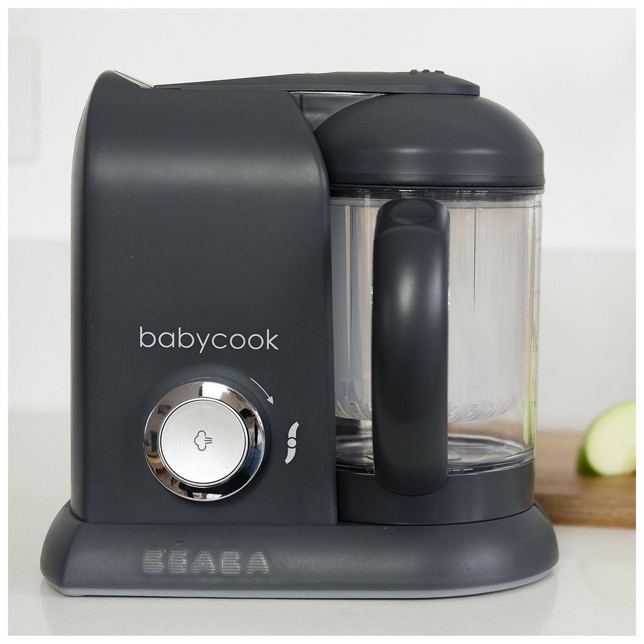 Voir la diapositive 4 : BEABA Mixeur cuiseur bébé babycook solo dark grey