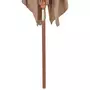 VIDAXL Parasol d'exterieur avec mat en bois 200 x 300 cm Taupe