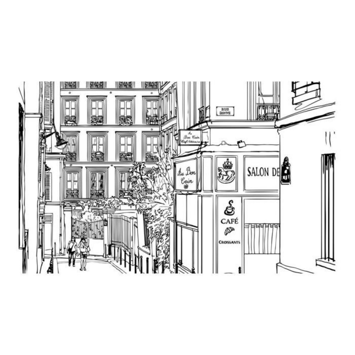 Paris Prix Papier Peint  A Walk Through Parisian Streets II  270x450cm