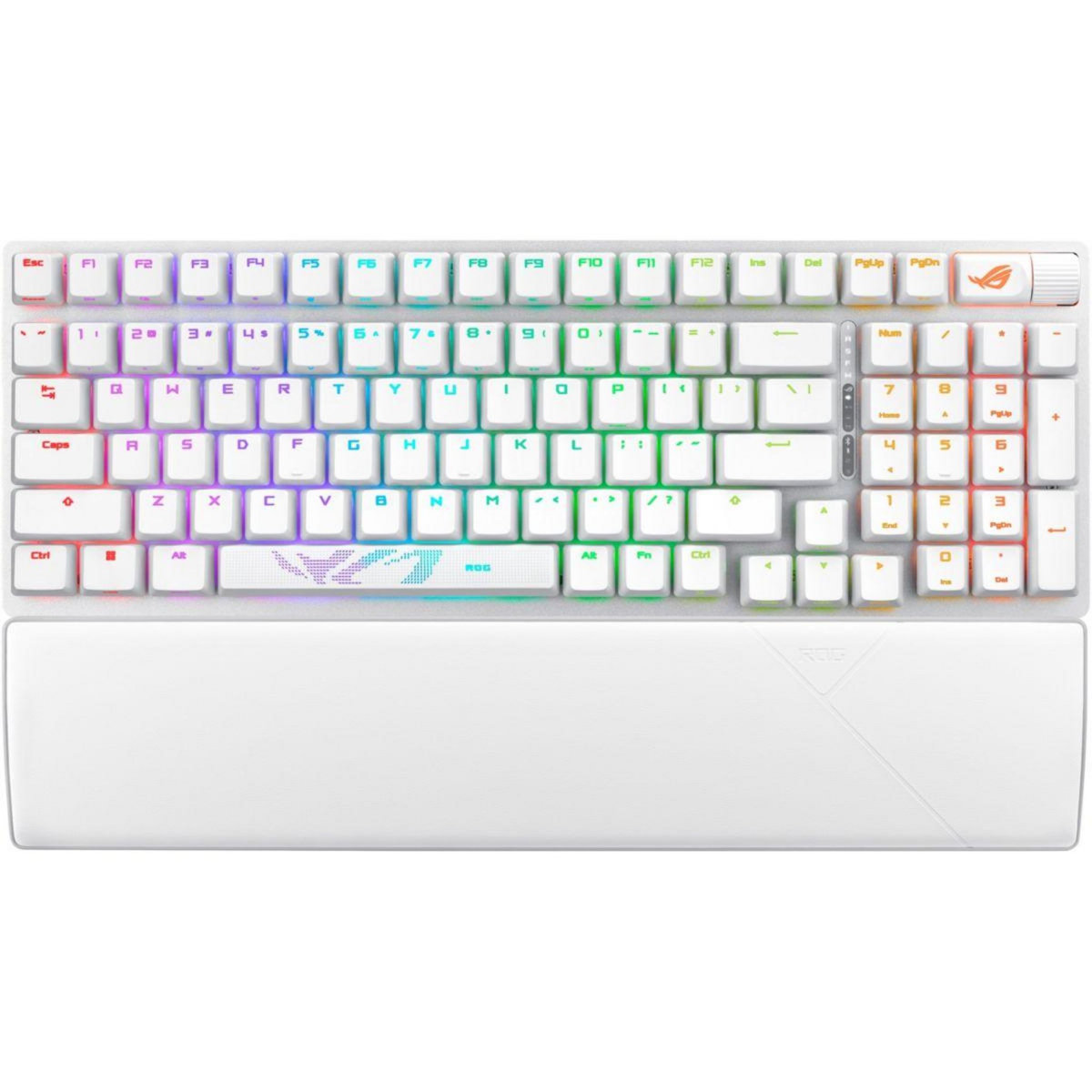 ASUS Clavier gamer sans fil ROG Strix Scope II 96 Wireless Blanc