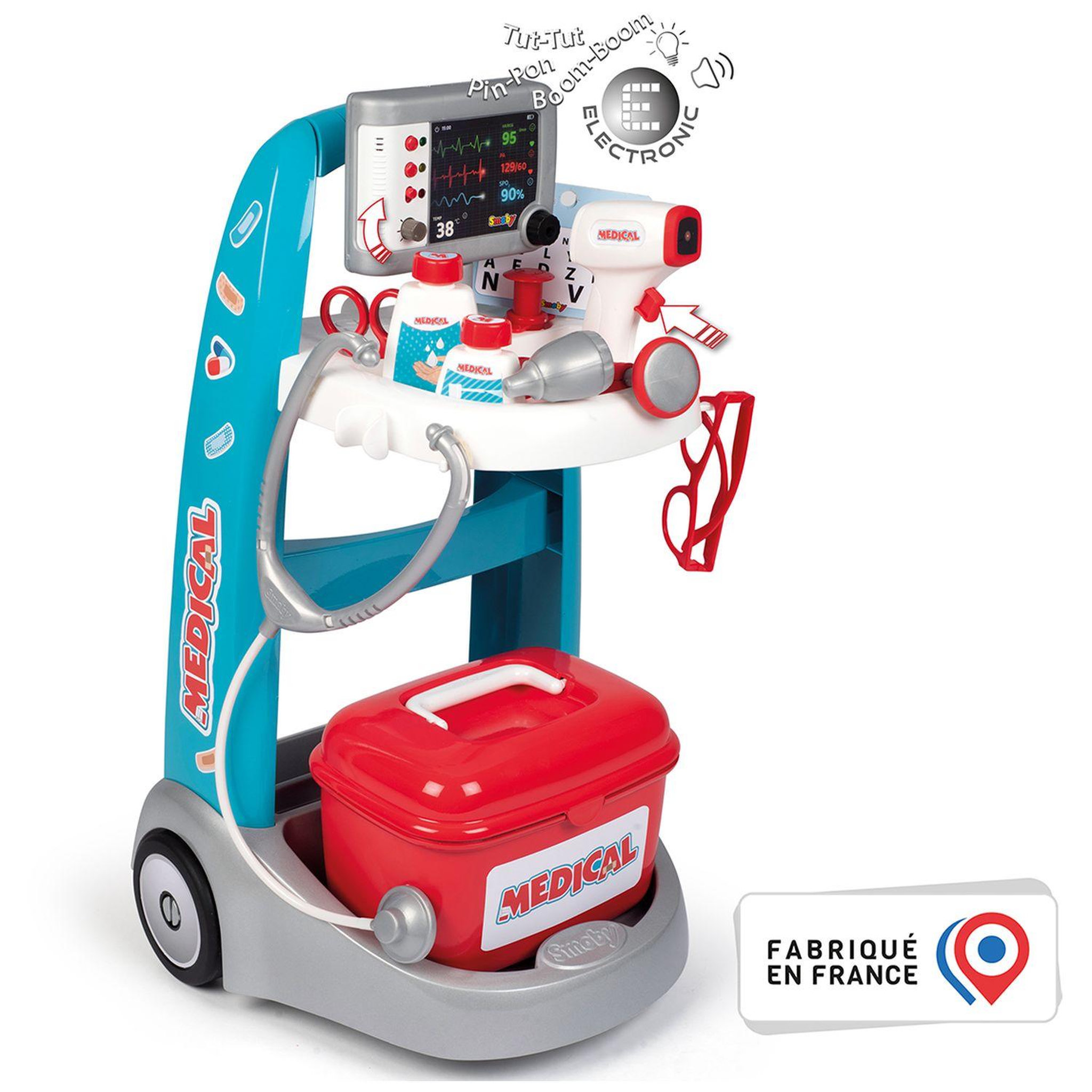 Voir la diapositive 3 : SMOBY Chariot Médical électronique